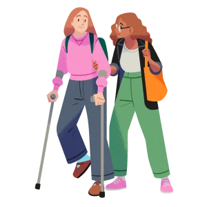 Adult care illustration