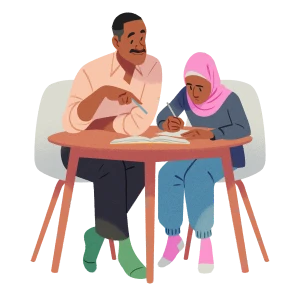 Tutoring illustration